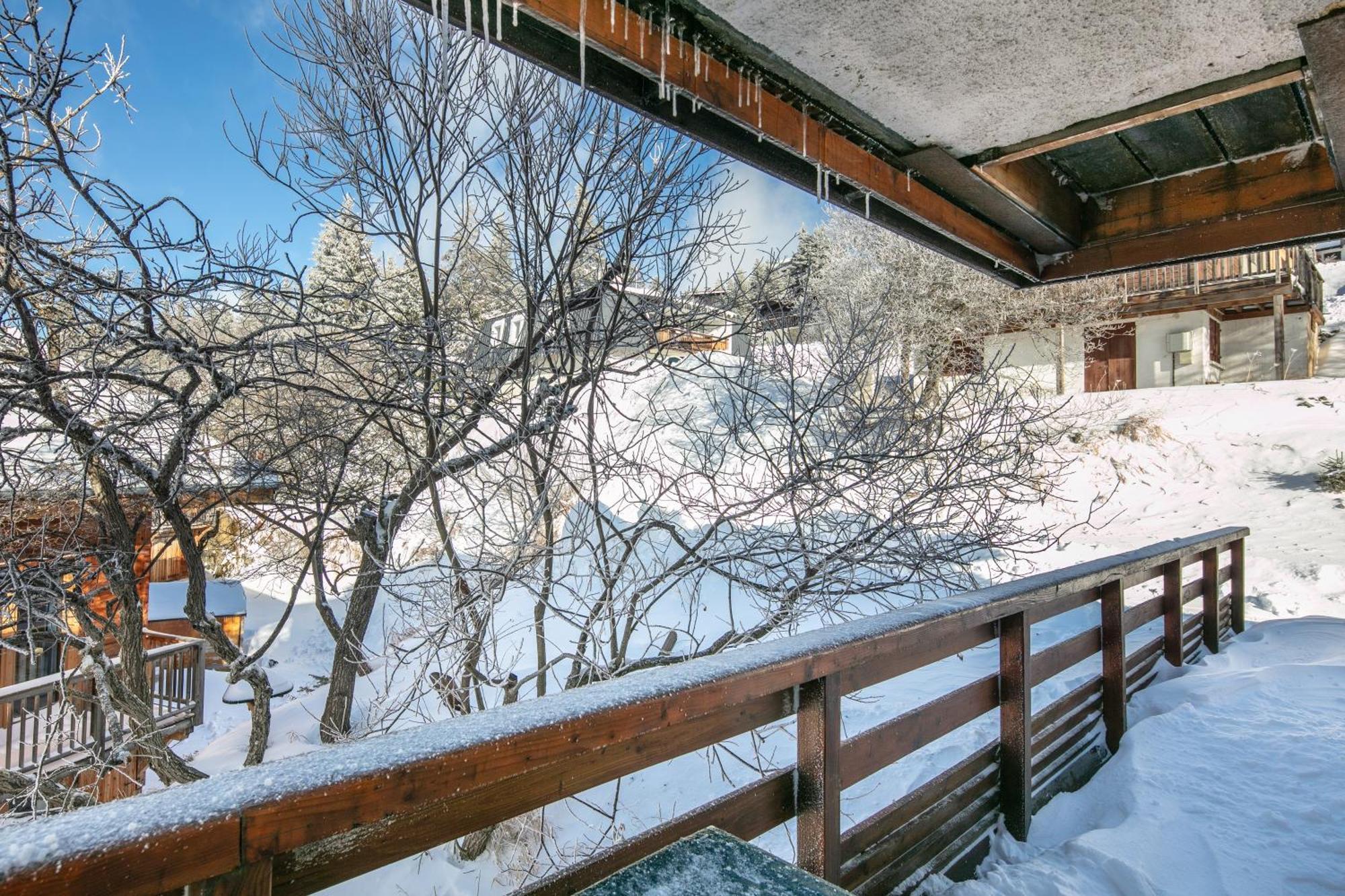 Le Bleuet - Vue Montagne Pistes Accessibles A Pied Apartment Chamrousse Bagian luar foto