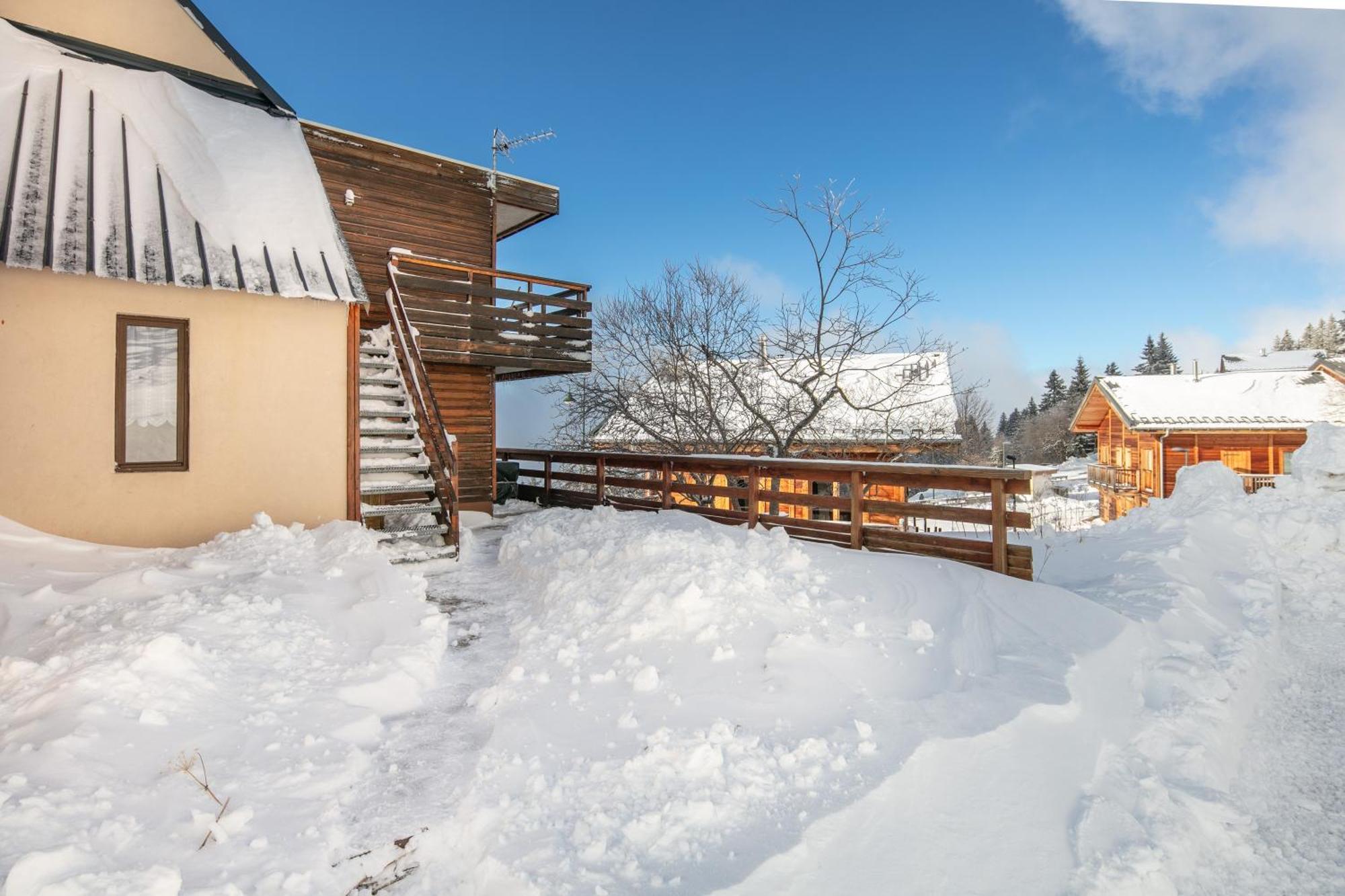Le Bleuet - Vue Montagne Pistes Accessibles A Pied Apartment Chamrousse Bagian luar foto