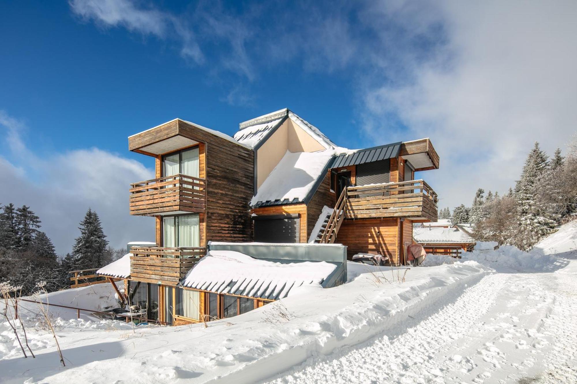 Le Bleuet - Vue Montagne Pistes Accessibles A Pied Apartment Chamrousse Bagian luar foto